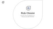 Rob Chioini - Provides Consultation in Financial Management