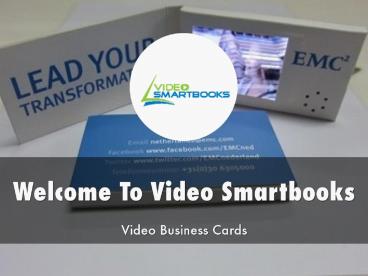 Video Smartbooks Presentation