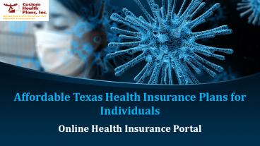 Affordable Texas Health Insurance Plans for Individuals