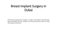 Breast Implant Surgery in Dubai