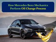 How Mercedes Benz Mechanics Perform Oil Change Process