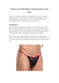 Why invest in fashionable G-String Underwear for men? PowerPoint PPT Presentation