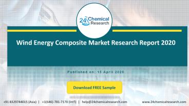 Wind Energy Composite Market Research Report 2020