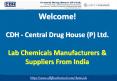 Laboratory Chemicals Manufacturers India PowerPoint PPT Presentation