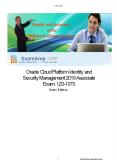 1Z0-1070 - Oracle Cloud Platform Identity and Security Management 2019 Associate Exam Preparation PowerPoint PPT Presentation