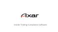 Axar Digital- Leading Insider Trading Compliance Software  Provider  in India PowerPoint PPT Presentation