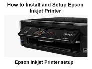 How to Install and Setup Epson Inkjet Printer