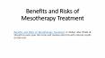 Benefits and Risks of Mesotherapy Treatment PowerPoint PPT Presentation