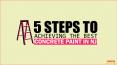 5 steps to achieving the best concrete paint in NJ PowerPoint PPT Presentation