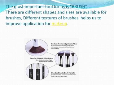 Brushes - VLCC Institute
