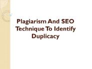 Plagiarism Tools for Finding Duplicate Content