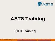ODI Online Training | ODI Training - ASTSTraining