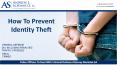 How To Prevent Identity Theft PowerPoint PPT Presentation