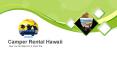 Camper Rental Hawaii PowerPoint PPT Presentation