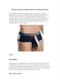 The pros and cons of mens briefs you must pay heed to PowerPoint PPT Presentation