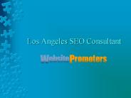 Los Angeles SEO Consultant