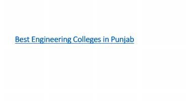 best engineering colleges in Punjab (1)