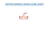 CRYPTOCURRENCY ADYEN READY MADE CLONE SCRIPT