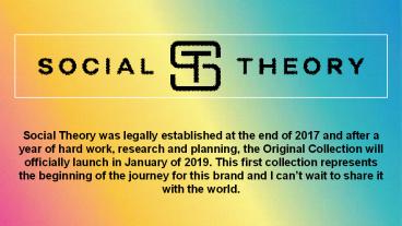 Social Theory Clothing - Social Theory