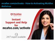 mcafee.com/activate - How to Activating McAfee Antivirus