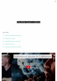 DRUG REHAB CENTERS IN CALIFORNIA