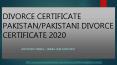 Get Divorce Certificate Pakistan By Easy Way : Pakistani Divorce Certificate PowerPoint PPT Presentation