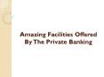 Amazing Facilities Offered By The Private Banking PowerPoint PPT Presentation