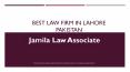 Professional ^Legal Law Firms in (Lahore)Pakistan 2020 PowerPoint PPT Presentation