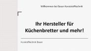 Kunststoffsockel für die Küche