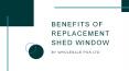Replacement Shed Window - Wholesale POS Ltd PowerPoint PPT Presentation