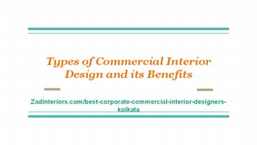 Zad Commercial Interior Designers in Kolkata