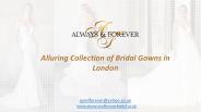 Alluring Collection of Bridal Gowns in London
