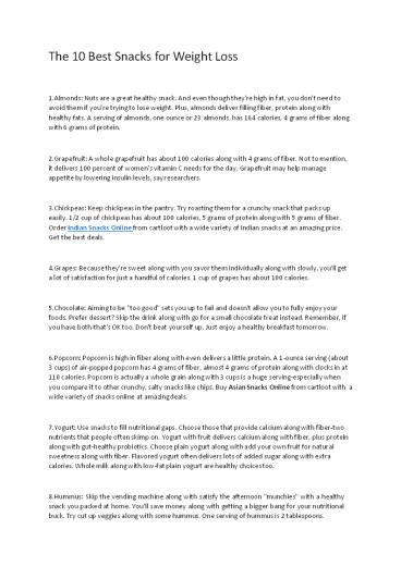 Get the best Snacks Online