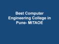 Best Computer Engineering College in Pune PowerPoint PPT Presentation