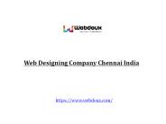 Best Web Designing Company Chennai