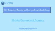 Choose A Professional Web Design Company | Snowflakes Software