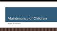 Get Know About Procedure For Child Maintenance in Pakistan PowerPoint PPT Presentation