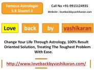 Love back by vashikaran
