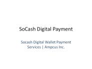 Socash Digital Wallet Payment Services | Ampcus Inc.