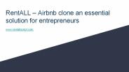 RentALL – Airbnb clone an essential solution for entrepreneurs
