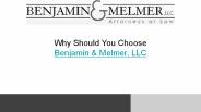 Benjamin Melmer Law