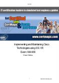 Implementing and Maintaining Cisco Technologies using IOS XR Exam 644-906 Pass Guarantee PowerPoint PPT Presentation