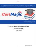 Cisco Business Architecture Analyst Exam 810-440 Pass Guarantee PowerPoint PPT Presentation
