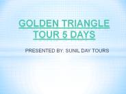 Golden Triangle Tour 5 Days