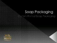 Custom Printed Soap Packaging Boxes Wholesale