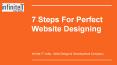 7 Web Development steps before Website designing - Must Follow! PowerPoint PPT Presentation