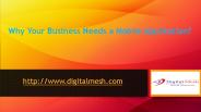 Why Your Business Needs a Mobile App