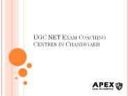 UGC NET Exam Coaching Centres in Chandigarh