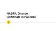 Hire Professional Lawyer To Get Nadra Divorce Certificate in Pakistan PowerPoint PPT Presentation