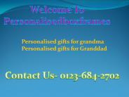 Personalised gifts for Granddad and Grandma
